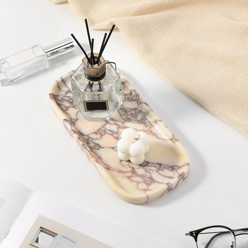 Luxury Calacatta Viola Marble Tray