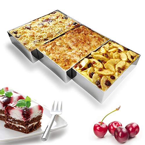 NewlineNY Stainless Steel Cake Mousse Ring Molding Forming