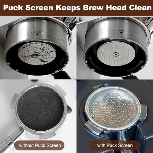 54mm Bottomless Portafilter with Anodized Aluminum Handle for Breville Barista Express