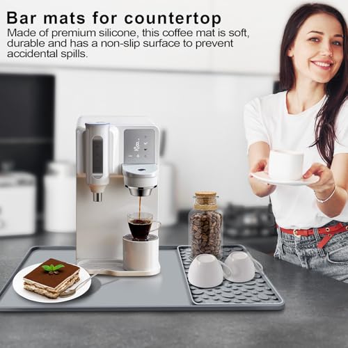 Silicone Coffee Bar Mat 24''x16'' Non