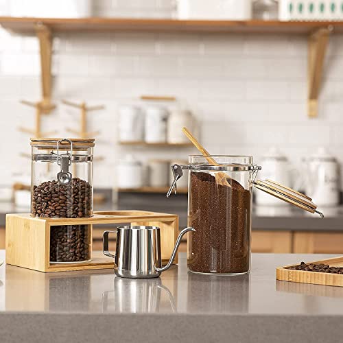 Coffee Container with Shelf (2 count)