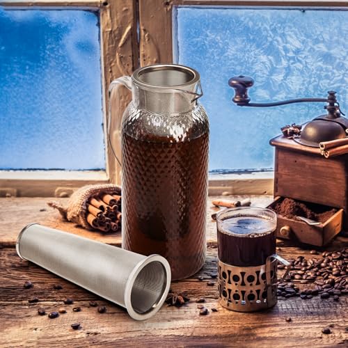 3 Pack Cold Brew Coffee Filter for 64oz Wide Mouth Mason Jar (3 Count)