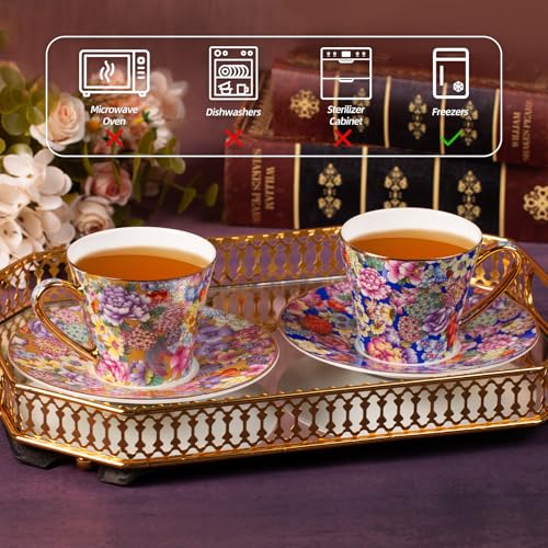 Tea Cup and Saucer (2 Count)