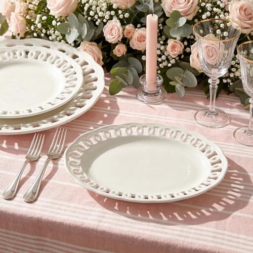4 Pack Small Lace Serving Plates (4 Count)