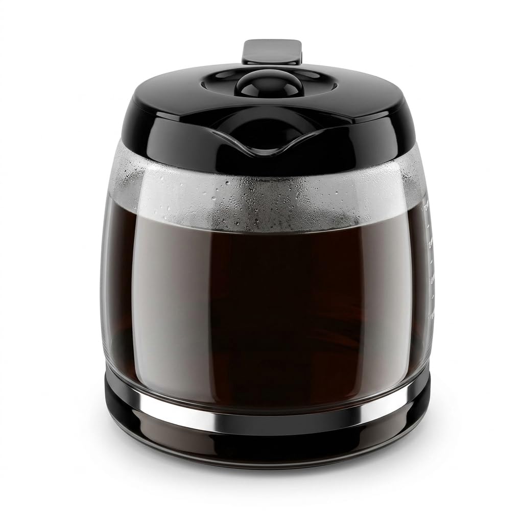 Coffee carafe with detachable lid
