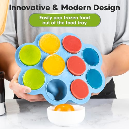 Silicone Food Freezer Trays with Lid