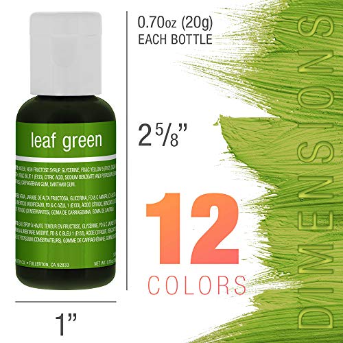 12 Color Cake Food Coloring Liqua (9 Fl Oz)