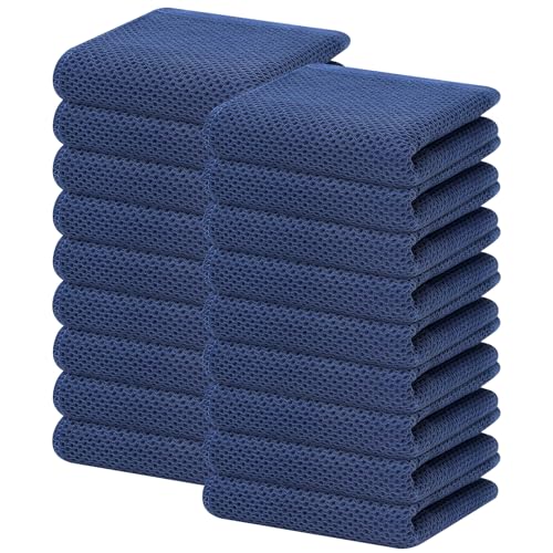 100% Cotton Waffle Weave Kitchen Dish Towels 18 (18 Count)