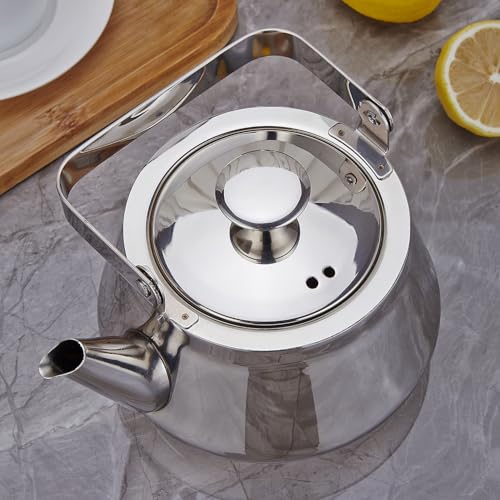 1.3 Quart stainless steel teapot with Infuser A modern