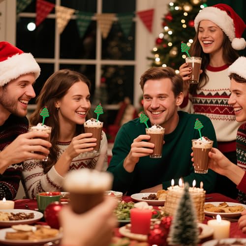 36Pcs Christmas Drink Stirrers