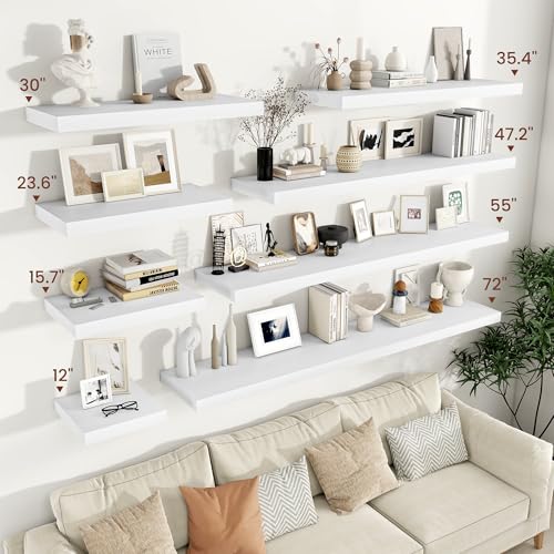 Square Floating Shelves 12x12” Set of 2 (2 Count)