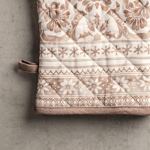 100% Cotton Oven Mitt & Pot Holder Set (2 Count)