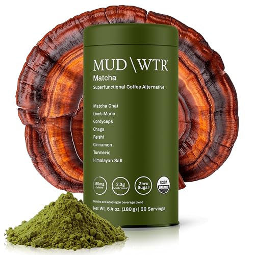 MUDWTR Mushroom Matcha Powder (6.4 Ounce)