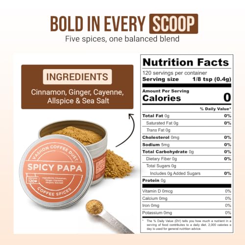 Coffee Dust Spicy Papa Flavoring Powder (2 Ounce)