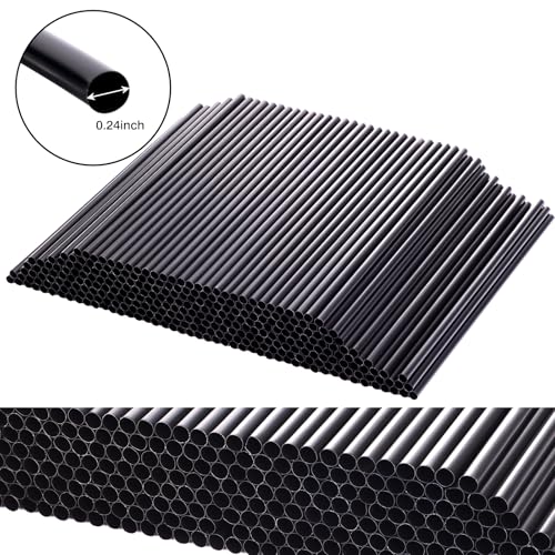 8.3" Disposable Plastic Drinking Straws (300 Count)