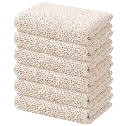 100% Cotton Waffle 6 (6 Count)