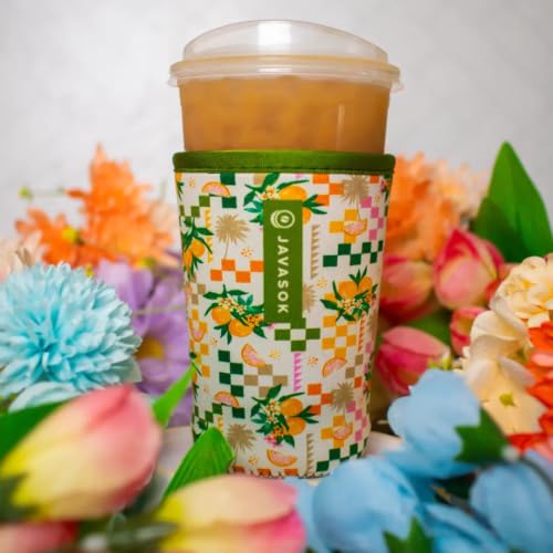 JavaSok Iced Coffee & Cold Soda Insulated Neoprene Cup Sleeve