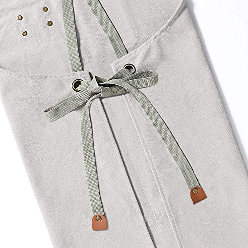 Chef Aprons for Men Women with Oversized Pockets