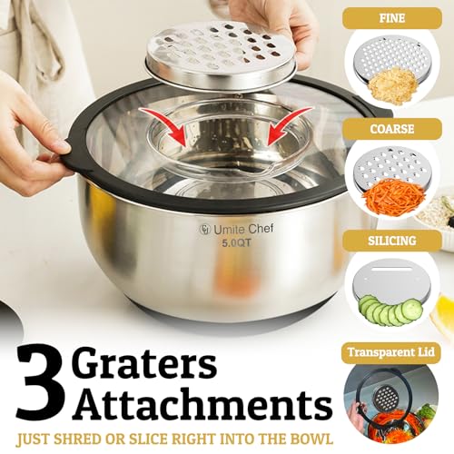 Mixing Bowls with Lids Set (8 Count)