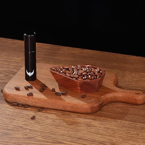 Walnut Coffee Bean Dosing Cup and RDT Spray Bottle