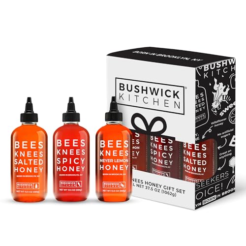 Bees Knees Honey Sampler Gift Set with Lemon (40.5 Ounce)