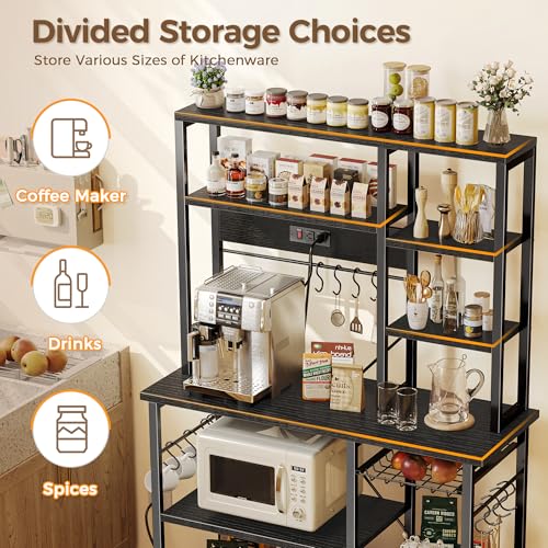 Large Bakers Rack with Power Outlets