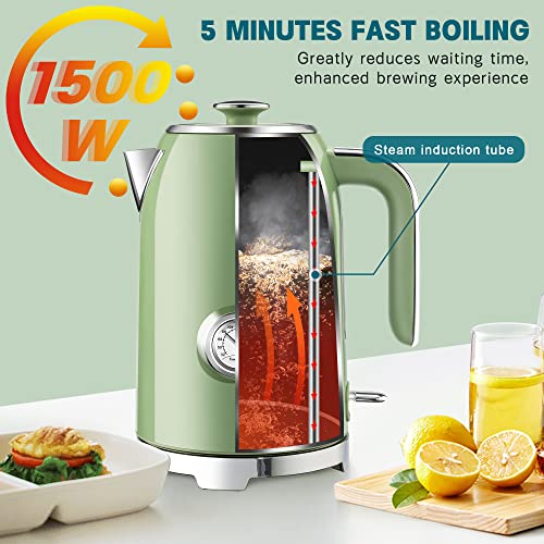 57oz Electric Kettle with Thermometer