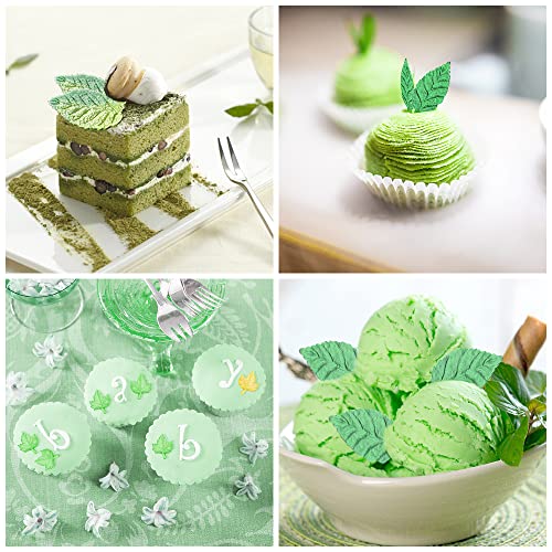 5 Packs Leaf Mold Leaf Silicone Mold Cake Leaves Maple Fondant Resin Tree Leaves Shape Molds for Cake Decorations
