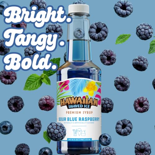 Sour Blue Raspberry Syrup (16 Fl Oz)
