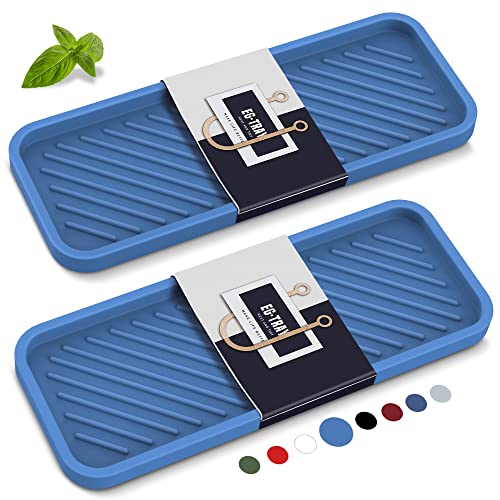 Kitchen Silicone Sink Organizer Tray (2 Count)