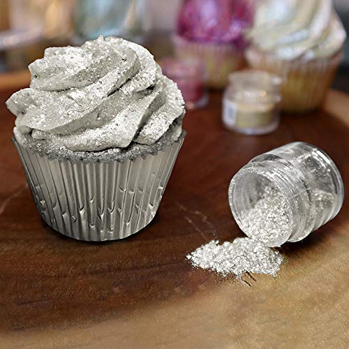 White Edible Glitter