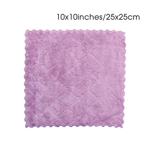 12 Pack Microfiber Dish Cloths for Kitchen Washing Dishes (12 Count)