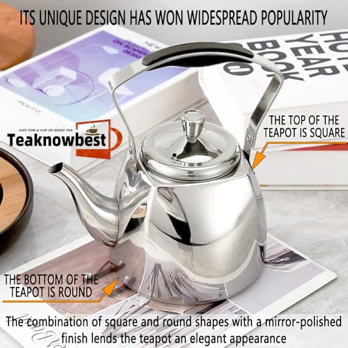 Stainless Steel Teapot with Infuser
