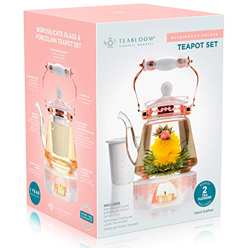 Buckingham Palace Teapot & Flowering Tea Gift Set