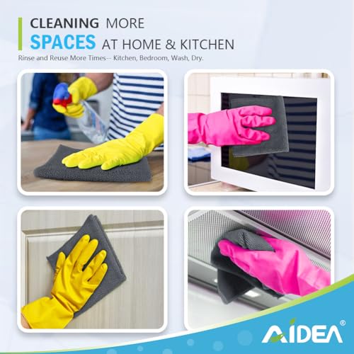 Grey Microfiber Cleaning Cloth (50 Count)