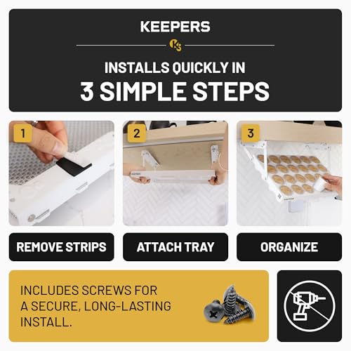 KEEPERS Under Cabinet K Cup Holder with Swing
