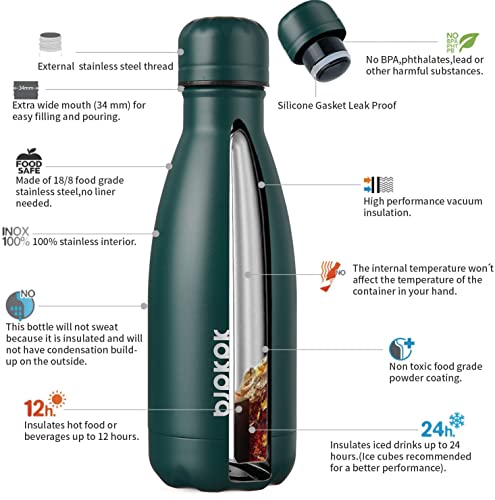 12 oz Small Insulated Water Bottle