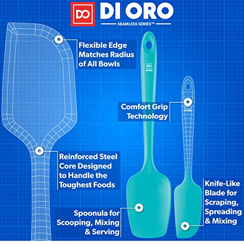 DI ORO Silicone Spatula Set (3 Count)