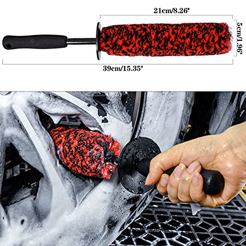3 Pcs Soft Wheel Brushes for Cleaning Wheels Kit