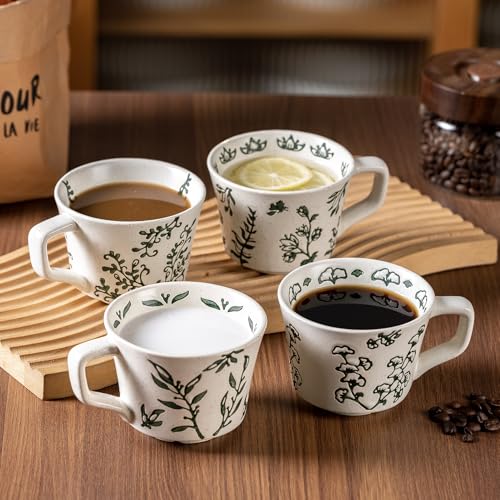 Ceramic Mugs 11 oz Set of 4