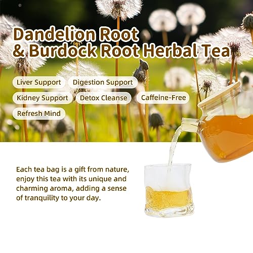 Roasted Dandelion Burdock Root Herbal Tea (20 Count)