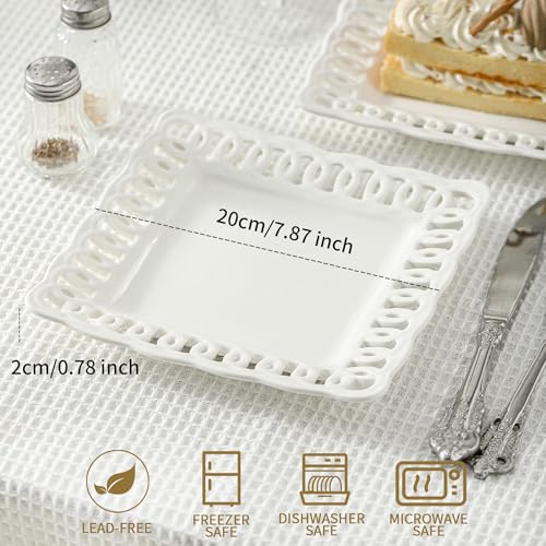 Square Appetizer Plate (4 Count)