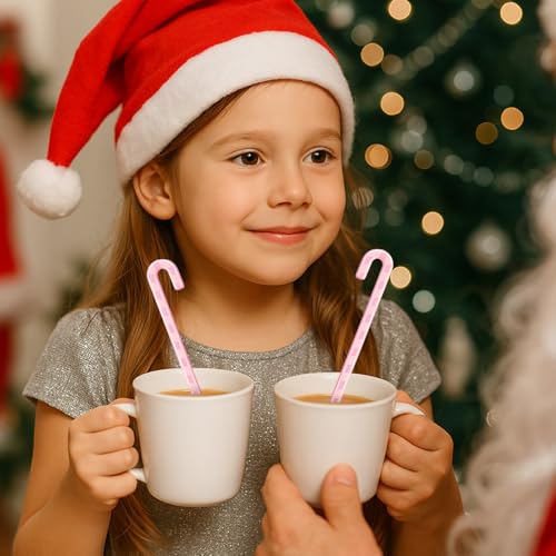 30Pcs Christmas Drink Stirrer Candy Cane Stir Stick (30 Count)