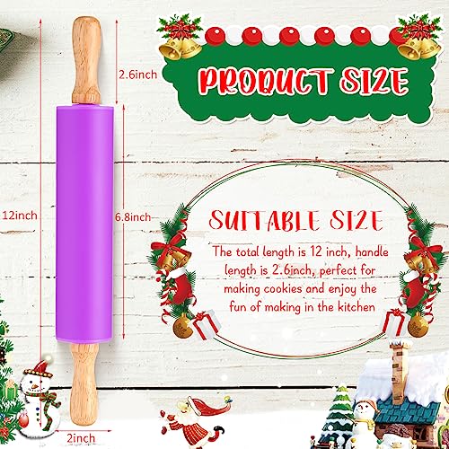 12 Pcs Small Rolling Pin Kids 12 Inch (12 Count)