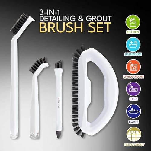Grout Cleaning Brush Set