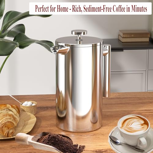Stainless Steel French Press Coffee Maker
