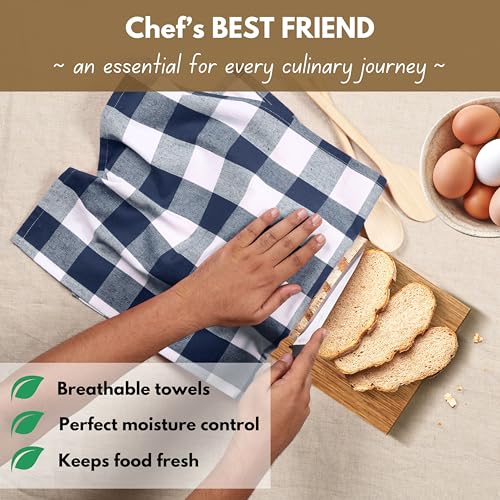 4 Pack Kitchen Towel with Hanging Loop 16x26 inches