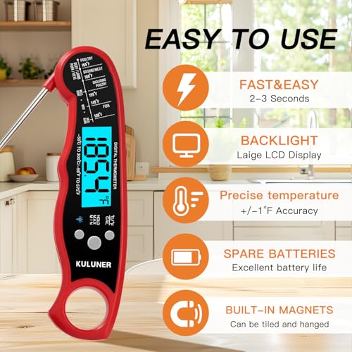 Digital Instant Read Meat Thermometer for Cooking