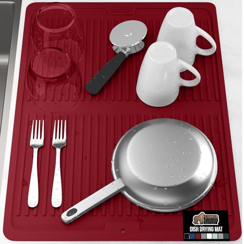 Patented BPA Free Silicone Dish Drying Mat