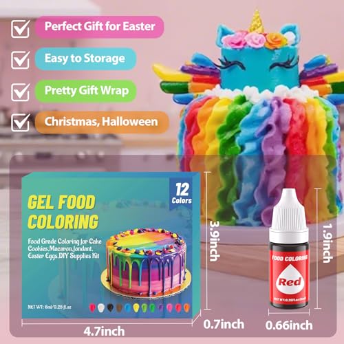 Gel Food Coloring